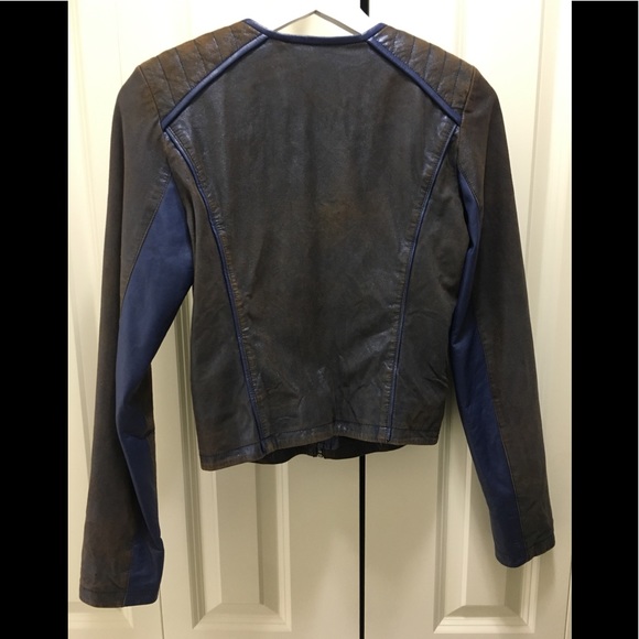 Guess Leather Light Biker Style Jacket Women’s XS - Picture 2 of 9